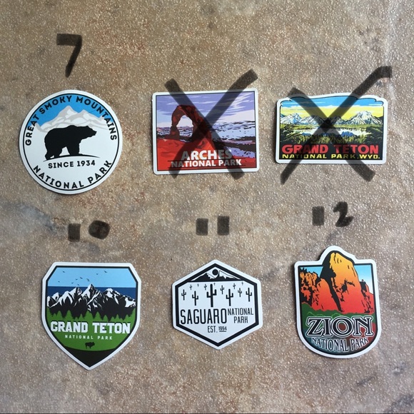 National Park Stickers 3/$5 - Picture 3 of 10